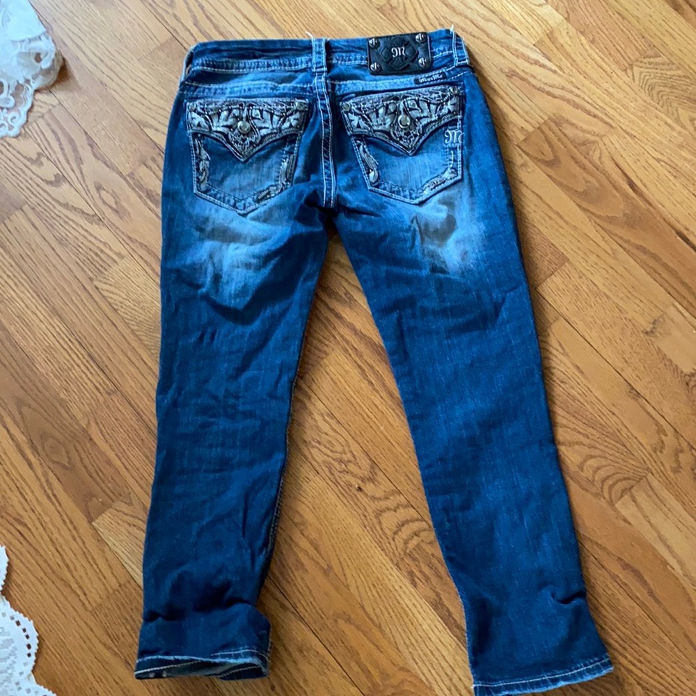 2010 vintage feel Miss me cropped jean